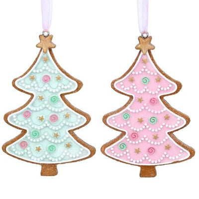 Pastel Tree Gingerbread Cookie  | Putti Christmas Deorations