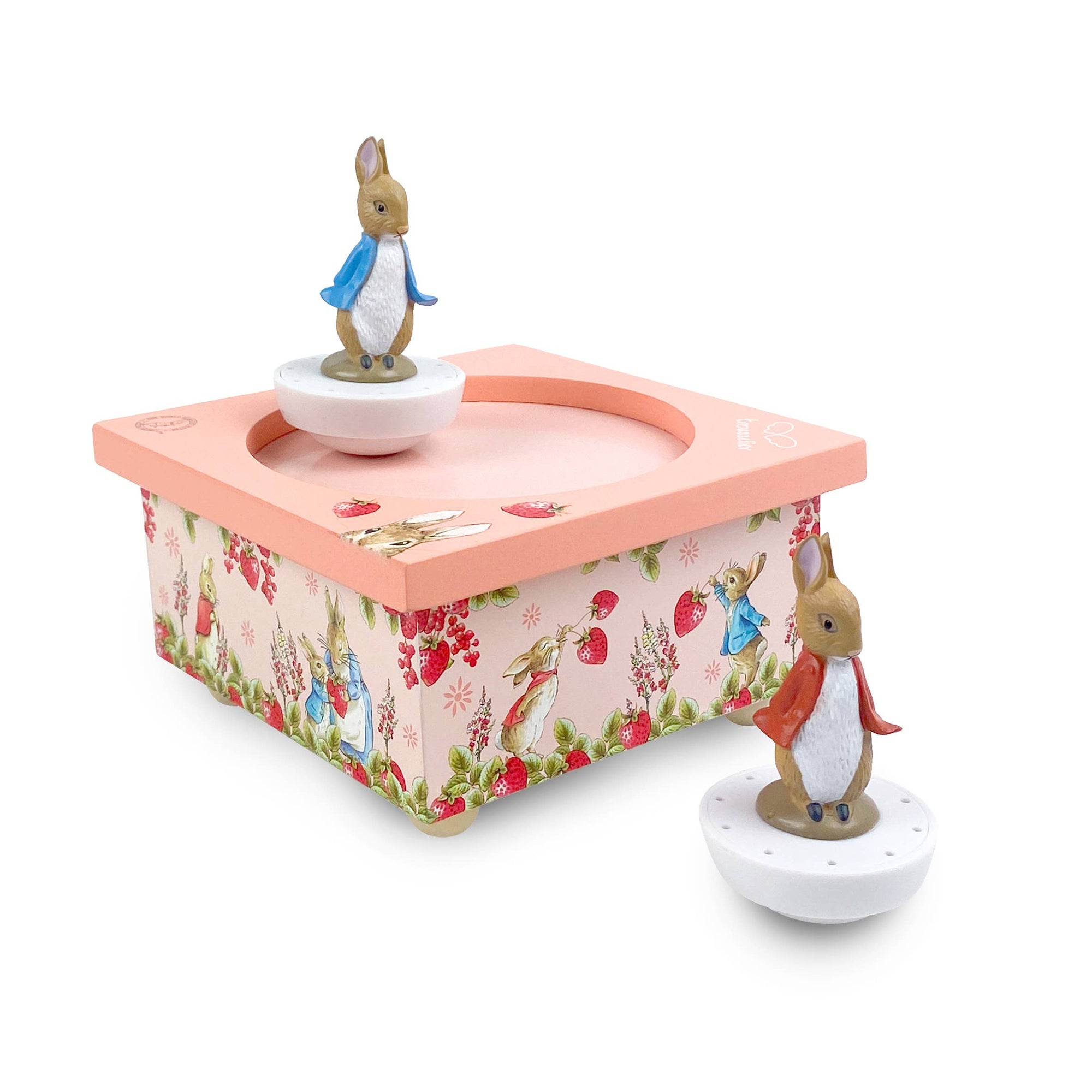Peter Rabbit Strawberries Dancing Music Box
