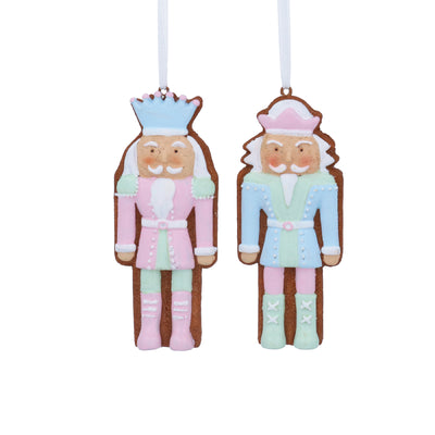 Pastel Nutcracker Gingerbread Cookie | Putti Christmas Deorations