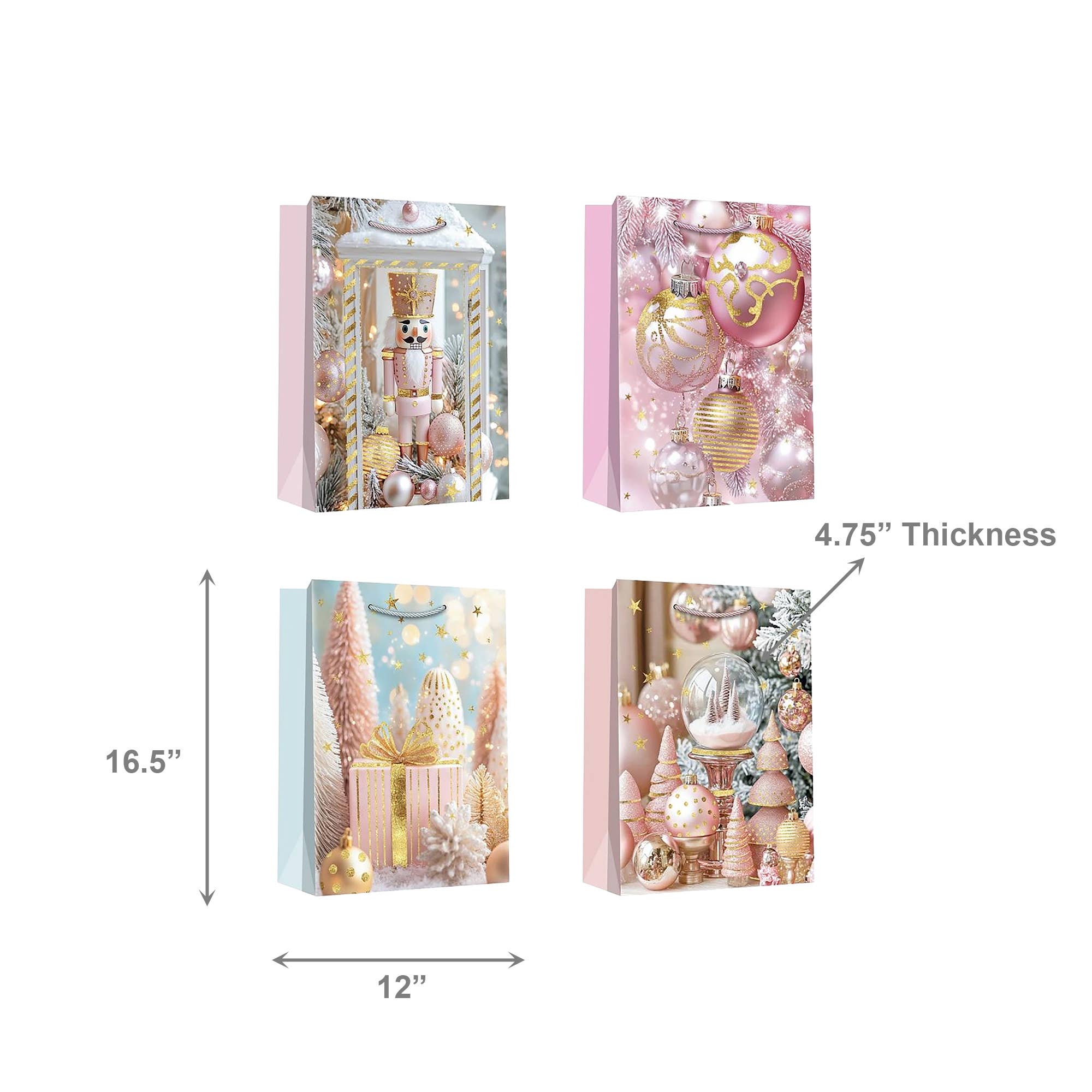 Pastel Christmas Gift Bag - Extra Large