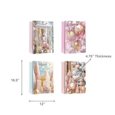 Pastel Christmas Gift Bag - Extra Large