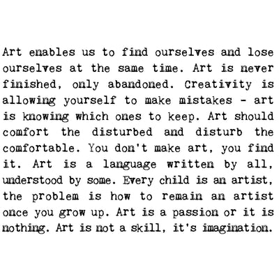 Foiled Birthday Card For Artists