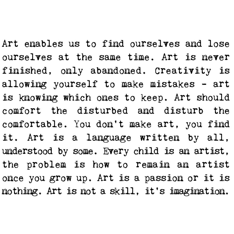 Foiled Birthday Card For Artists