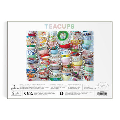 Teacups 1000 Piece Puzzle - Putti Fine Furnishings
