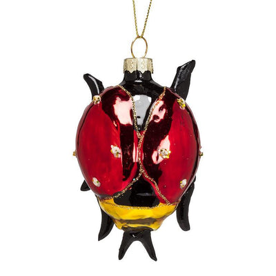 Ladybug Glass Ornament | Putti Christmas Celebrations Canada