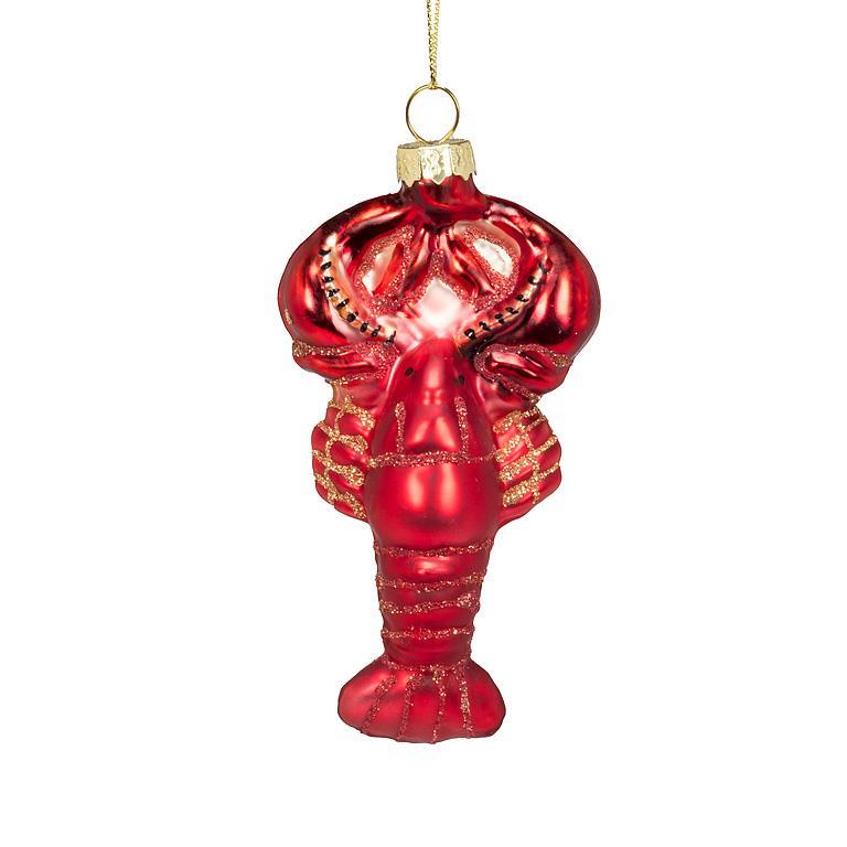 Lobster Glass Ornament | Putti Christmas Celebrations
