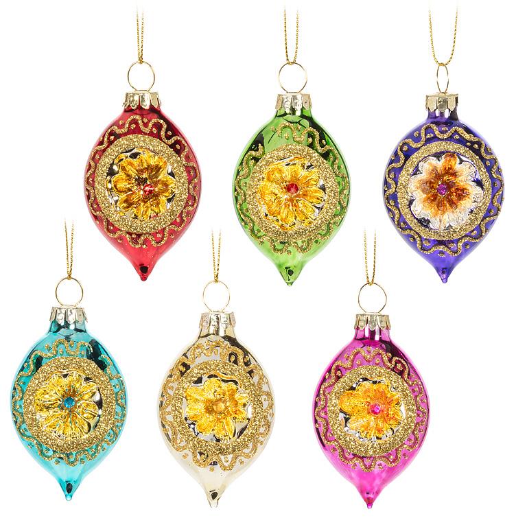 Reflector Glass Drop Ornament
