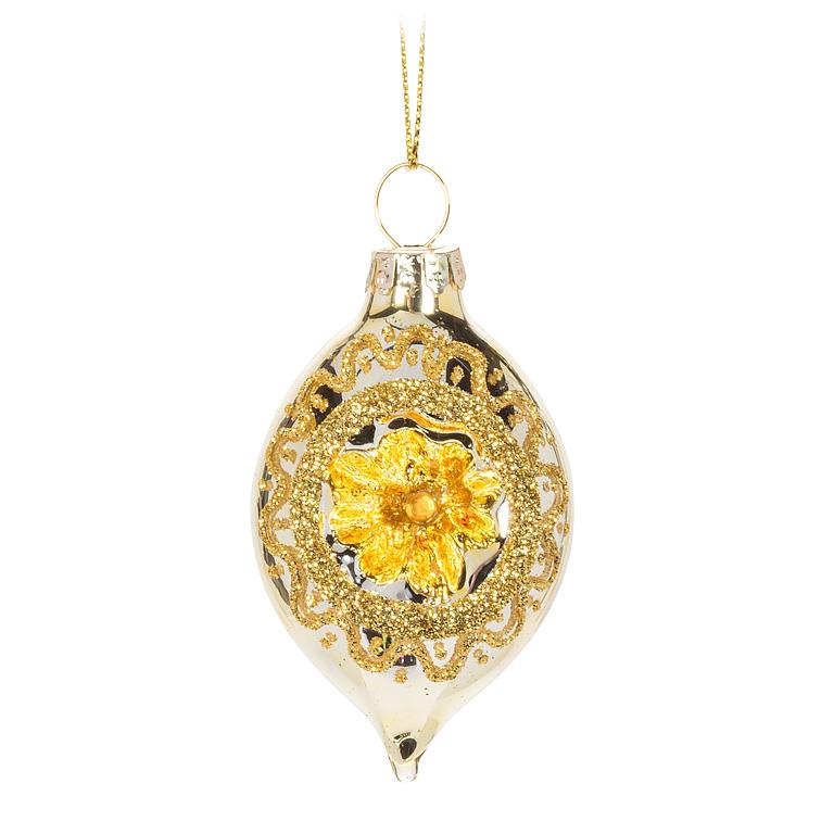 Reflector Glass Drop Ornament