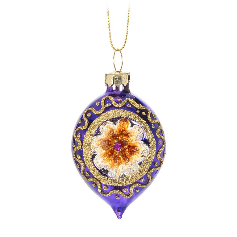 Reflector Glass Drop Ornament