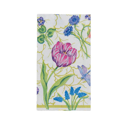 "Floral Gilded Majolica" Paper Napkin - Guest