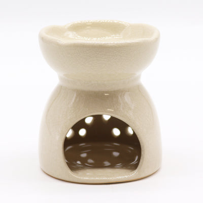 Tree of Life Ceramic Wax Melter - Ivory