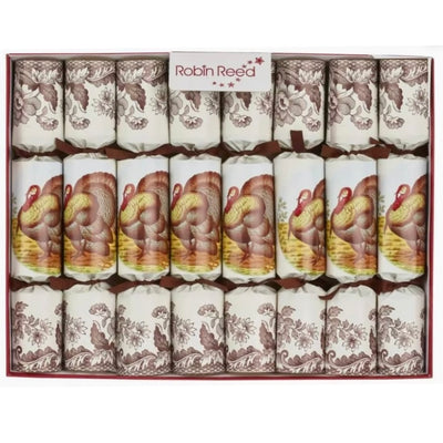 Robin Reed "Spode Turkey" Thanksgiving Crackers