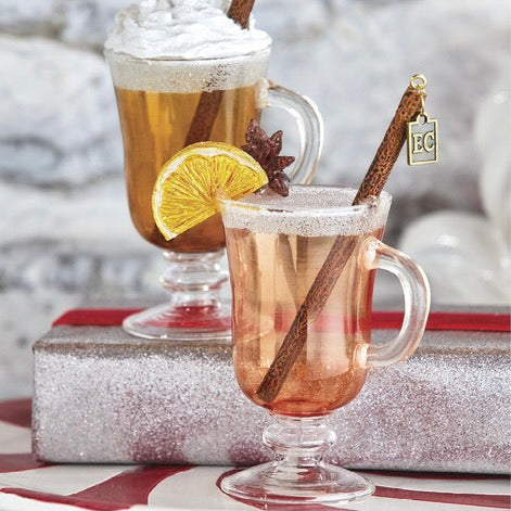 Eric Cortina Hot Rum Toddy Glass Christmas Ornament
