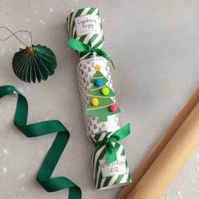 Christmas Tree "Cranberry Fiz" Bath Fizz Cracker