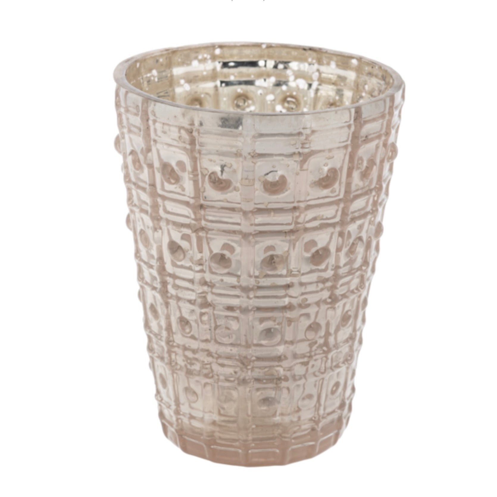 Champagne Mercury Glass Votive Holder