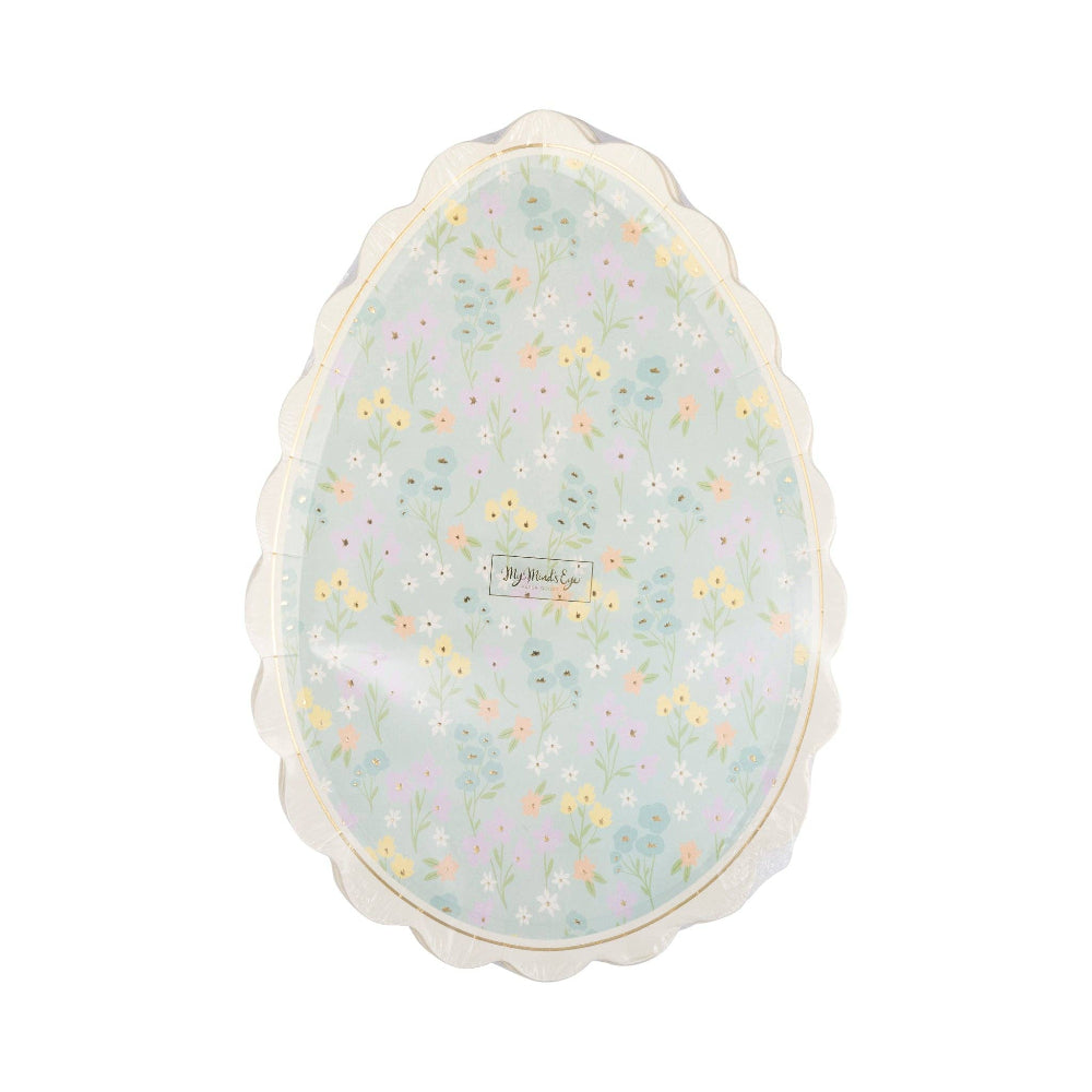 In Bloom Egg Plate | Putti Party Supplies