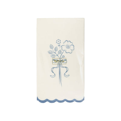 Pembroke Flower Paper Guest Napkin