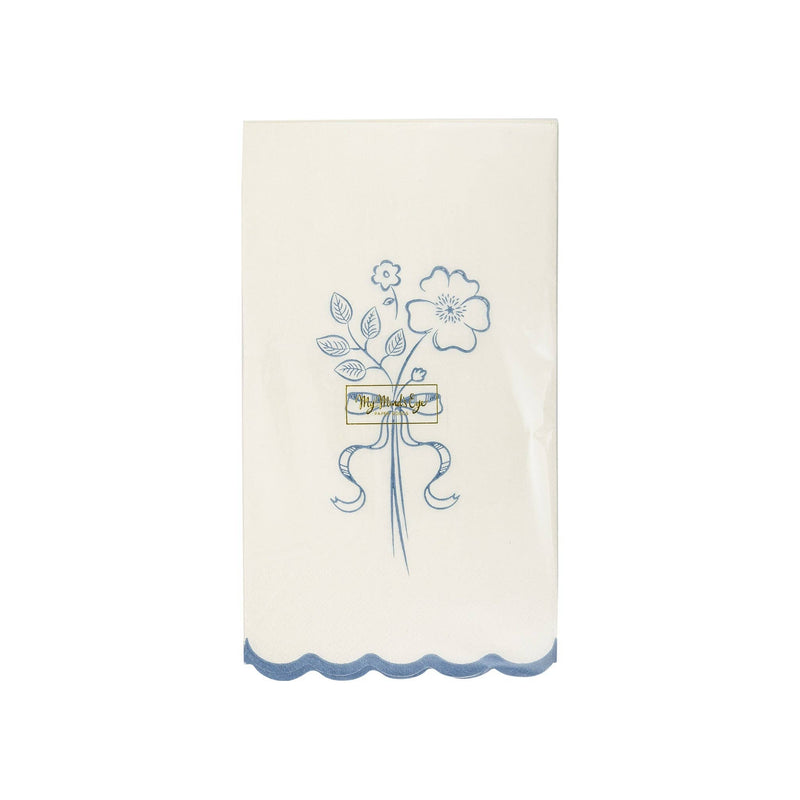 Pembroke Flower Paper Guest Napkin