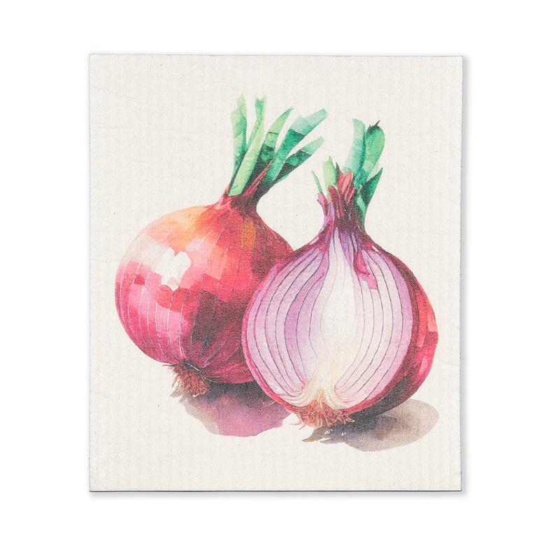 Red Onion Dishcloth