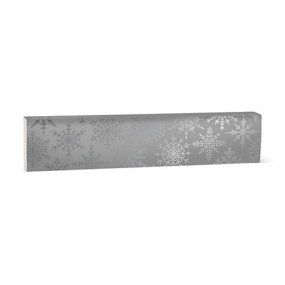 Silver Snowflakes Long Matches | Putti Christmas Celebrations