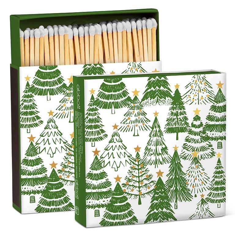 Decorated Tree Square Matches | Putti Christmas Celebrations