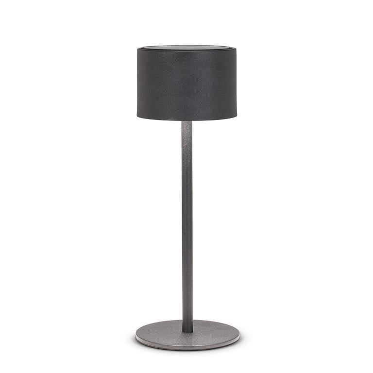 Solar LED Outdoor Table Lamp - Black