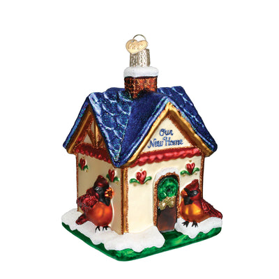 Old World Christmas Our New Home Glass Ornament