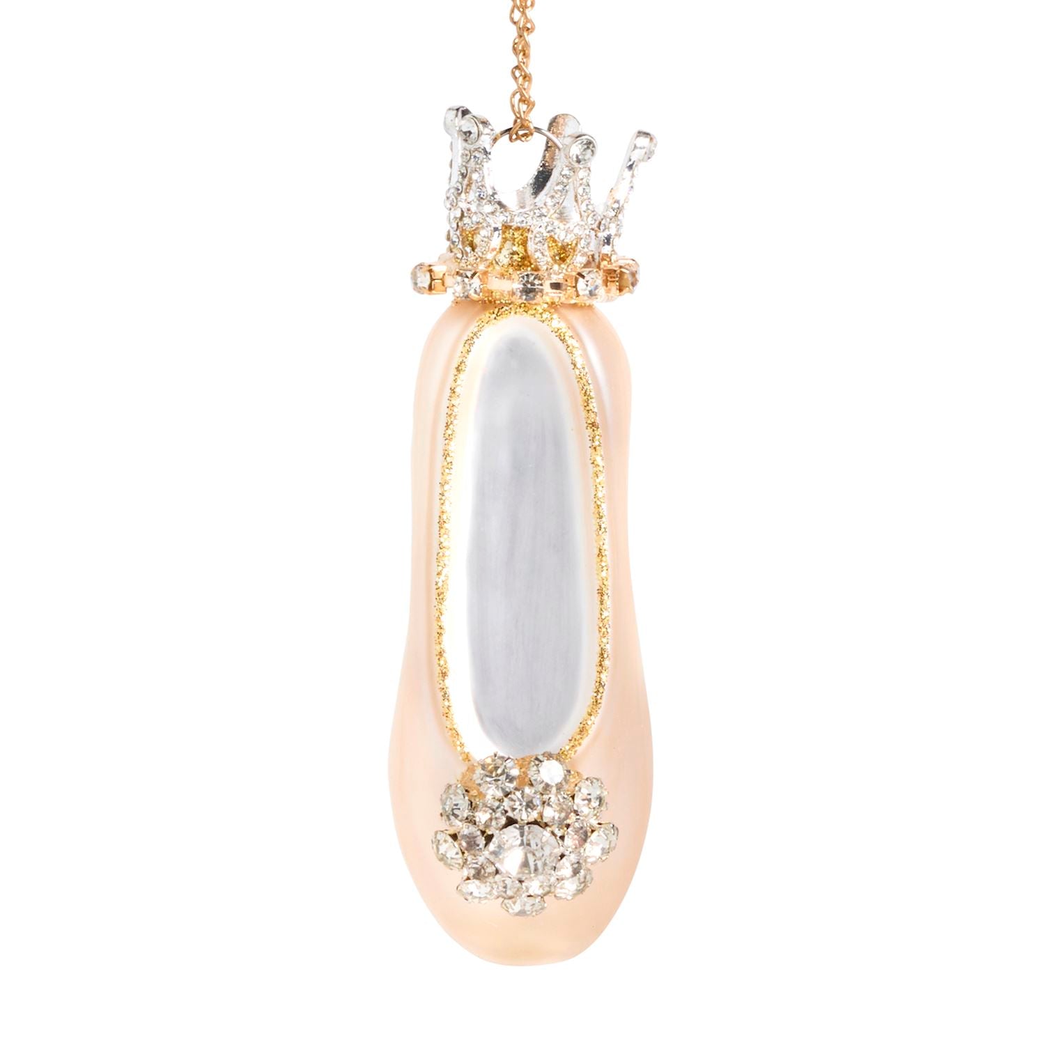 Glitter Ballerina Slipper Ornament