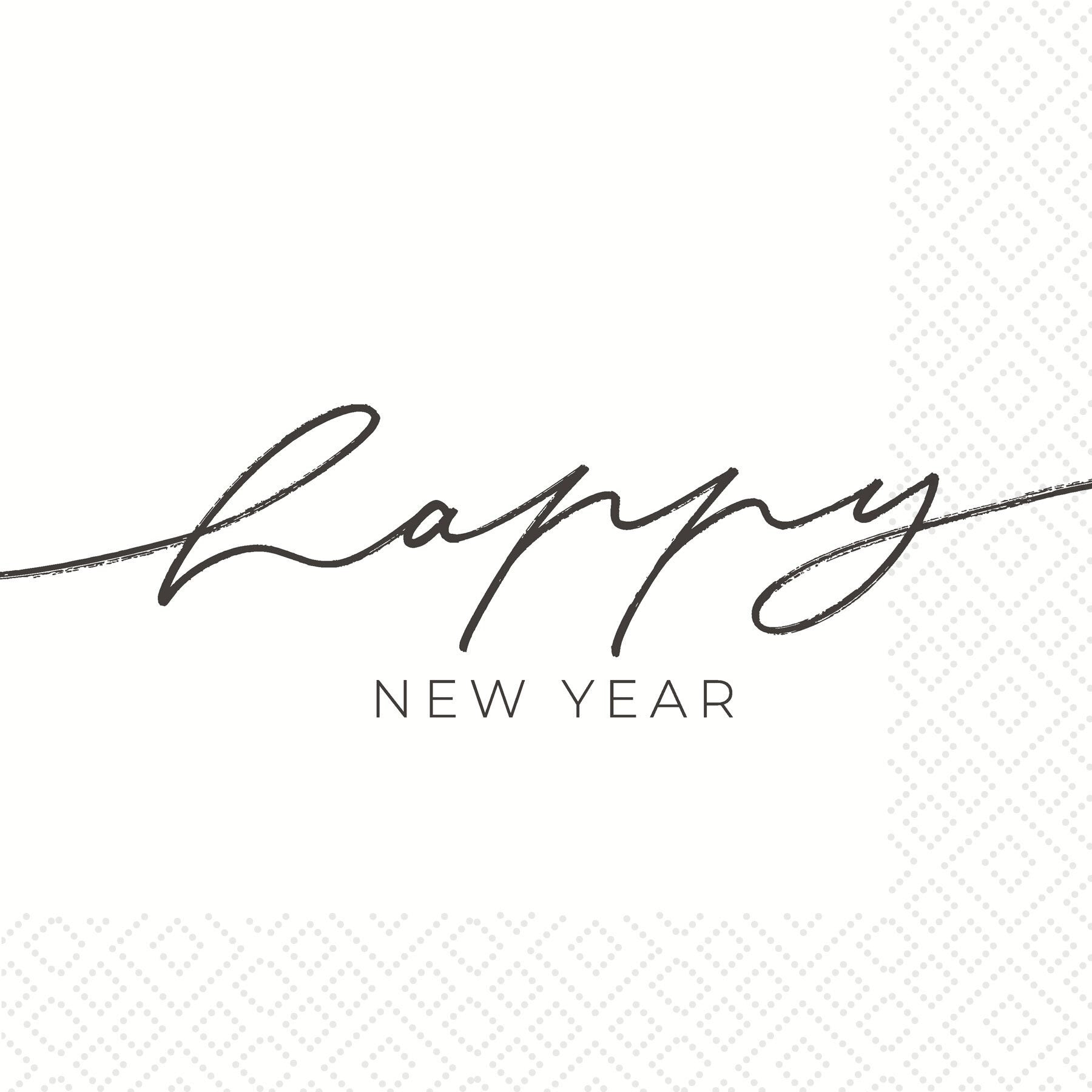 Happy New Year Cocktail Napkins