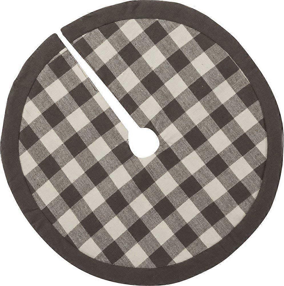 Mini Grey Buffalo Check Tree Skirt | Putti Christmas Celebrations Canada