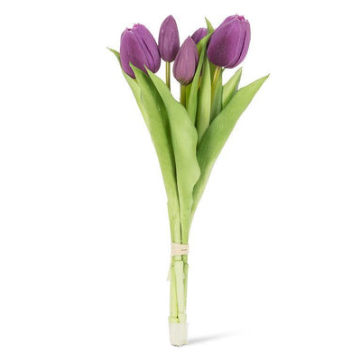 Soft Touch Tulip Bunch - Purple | Putti Fine Furnishings