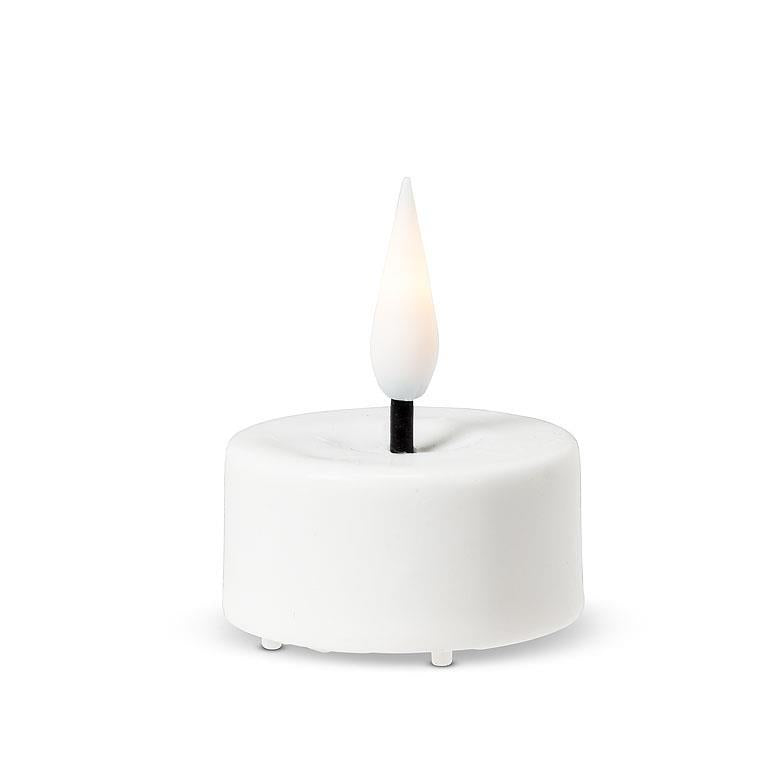 Luxlite Flameless Candles LED Candle - Off White Tealight Set 6