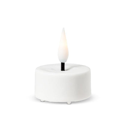 Luxlite Flameless Candles LED Candle - Off White Tealight Set 6