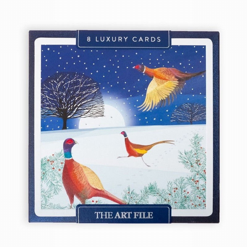 Pheasants Boxed Christmas Cards | Putti Christmas