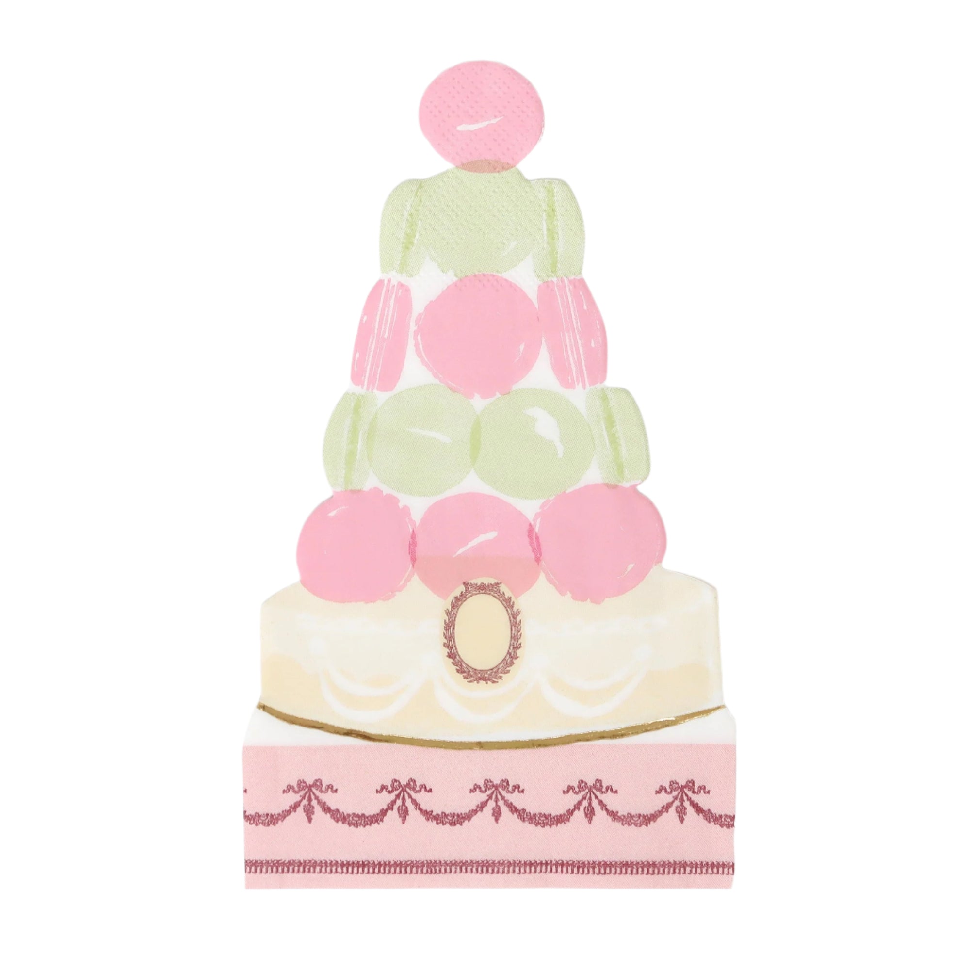 Meri Meri Laduree Paris Macaron Pyramid Napkins  | Putti Party Supplies