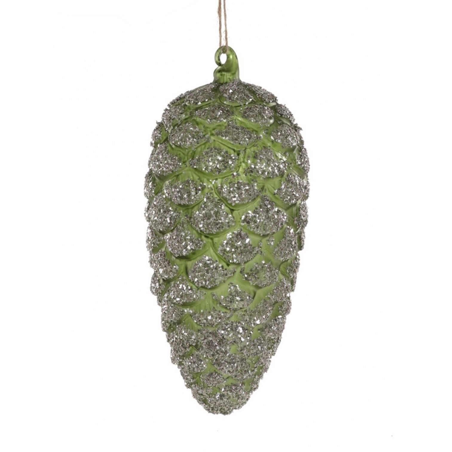 Gilded Acorn Glass Ornament  | Putti Christmas Decorations