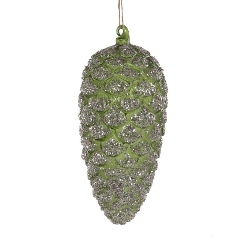 Gilded Acorn Glass Ornament  | Putti Christmas Decorations