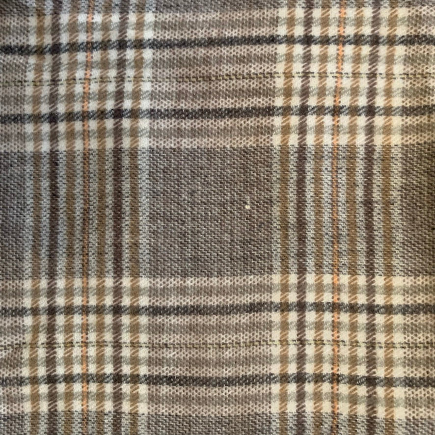 Plaid Cashmere Blend Men's Scarf