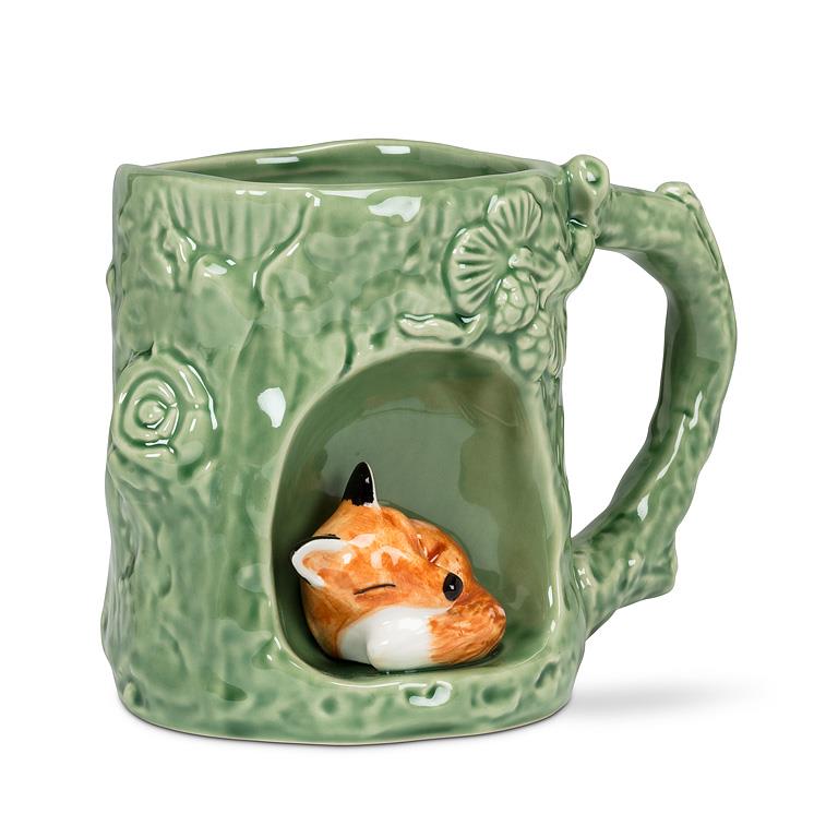 Tree Look Fox Mug | Putti Fine Furnishings