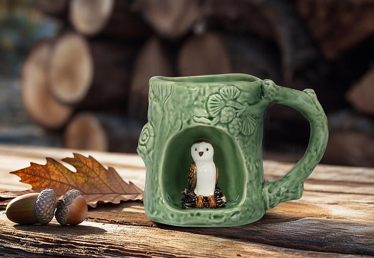 Tree Look Mug with Barn Owl | Putti Fine Furnishings