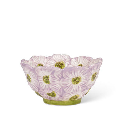 Small Flower Bloom Bowl - Purple | Putti Fine Furnishings