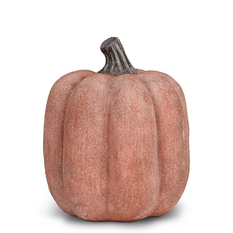 Small Tall Dark Orange Pumpkin