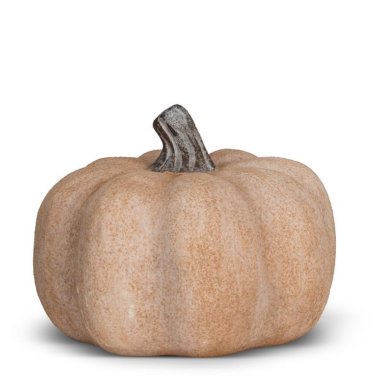 Small Squat Light Orange Pumpkin