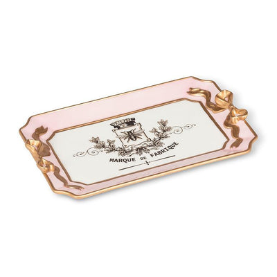 Small Rectangular Tray with Bow | Putti Fine Furnishings