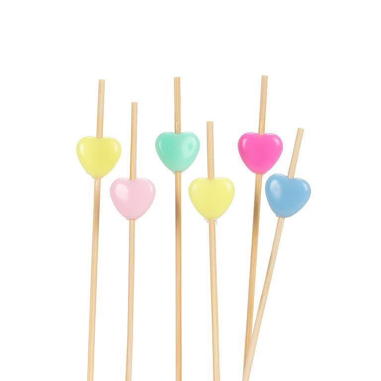 Pastel Heart Canape Picks | Putti Party Supplies