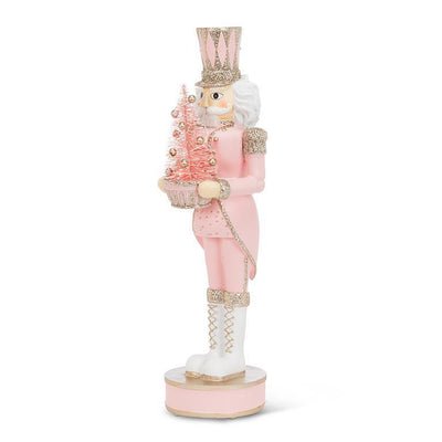 Nutcracker with LED Tree - Pink