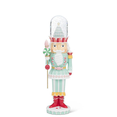 Candy Soldier with Cake Snowglobe | Putti Christmas Decorations