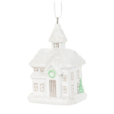 Glitter Church Ornament