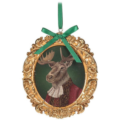 Stag & Moose Portrait Ornament
