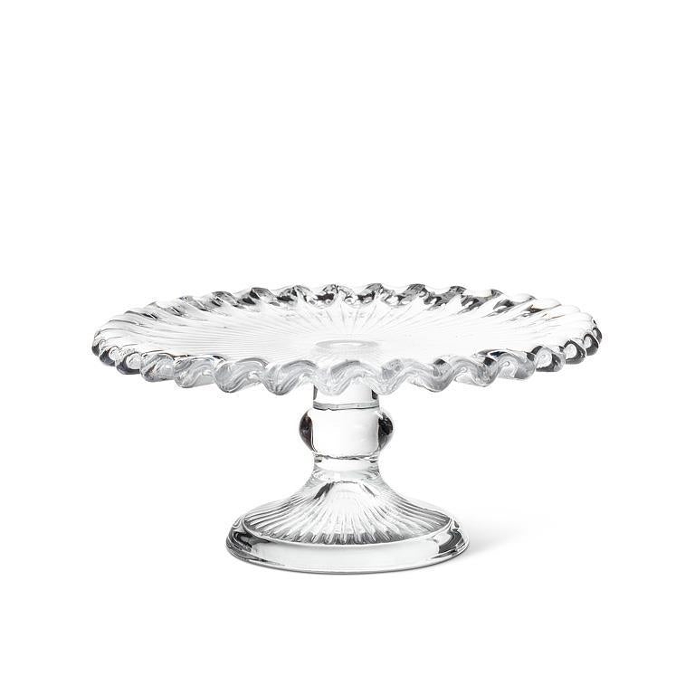 Small Glass Cake Pedestal | Putti Fine Furnishings